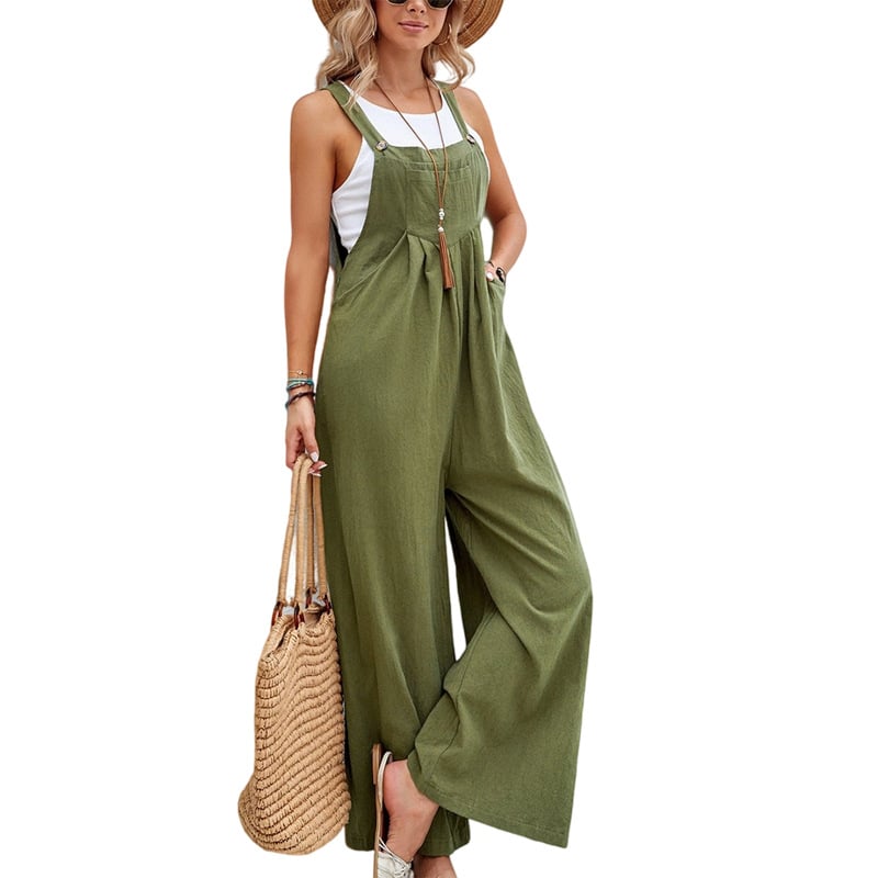 Kvinnors supersöta spaghetti rem ärmlös semester romper jumpsuit