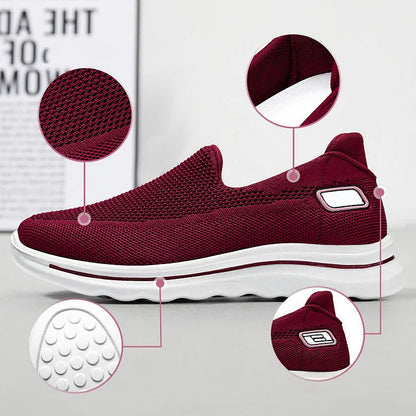 Ortopediska andningsbara, mjuka sula Casual Sneakers för kvinnor