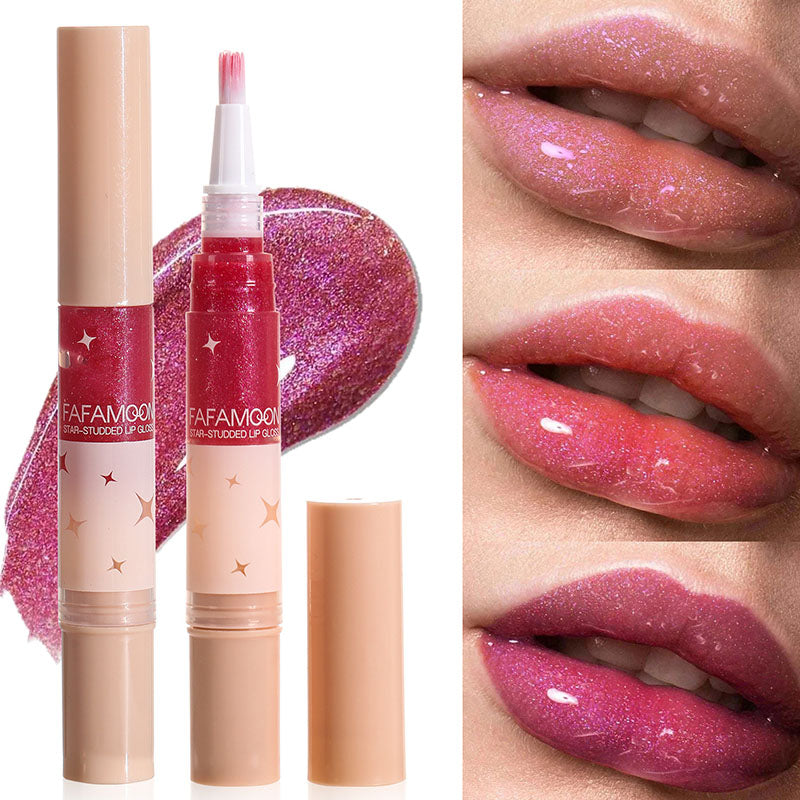 2PCS Star-Studded Lip Gloss