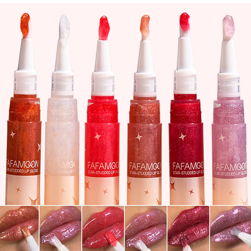 2PCS Star-Studded Lip Gloss