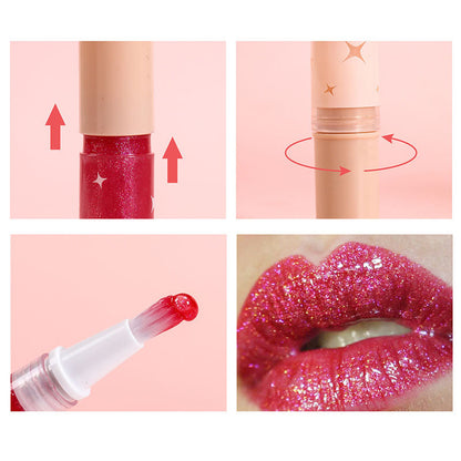 2PCS Star-Studded Lip Gloss