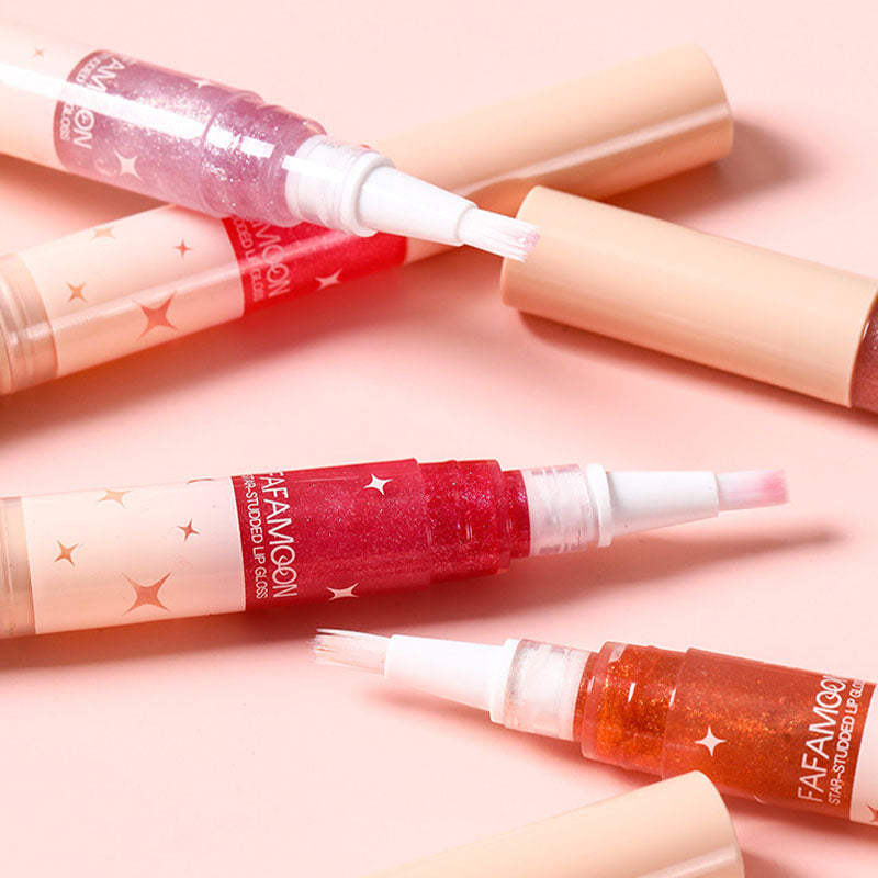 2PCS Star-Studded Lip Gloss