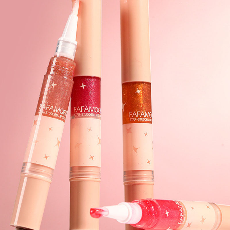 2PCS Star-Studded Lip Gloss