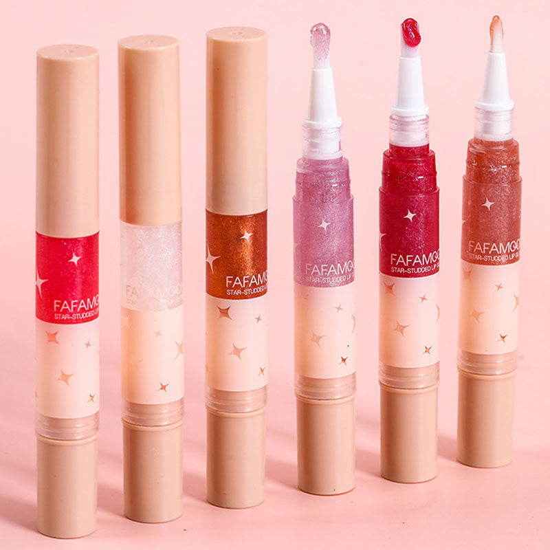 2PCS Star-Studded Lip Gloss