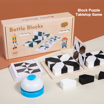 Creative Black & White Block Puzzles set för barn