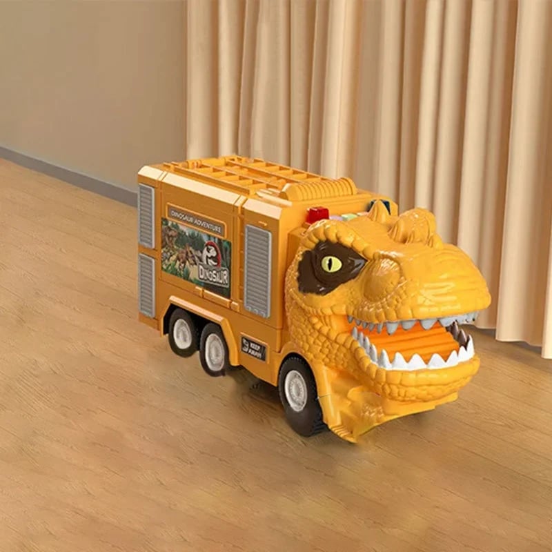 Ny Dinosaur Transforming Engineering Truck Track Toy Set