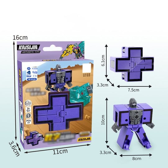 Toy Deformation Number Transform Robot för barn