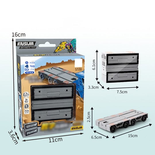 Toy Deformation Number Transform Robot för barn