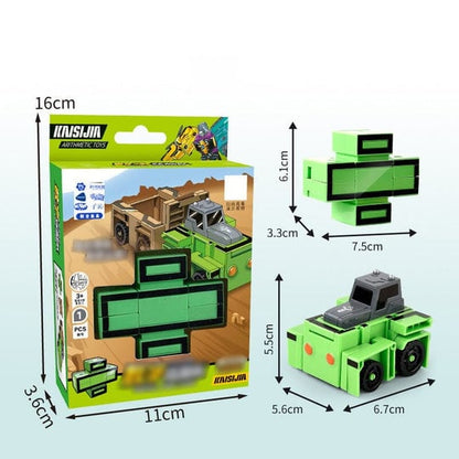 Toy Deformation Number Transform Robot för barn