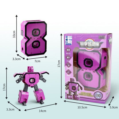 Toy Deformation Number Transform Robot för barn