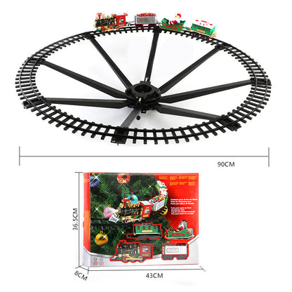 [Bästa present till barn] Electric Christmas Train Toy Set