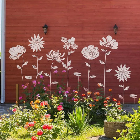 🏡Sista dagen 70% rabatt Blomning blommor Stencil Kit 🌻 DIY-dekoration