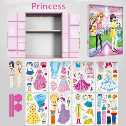 Magnetisk Princess Dress Up Paper Doll