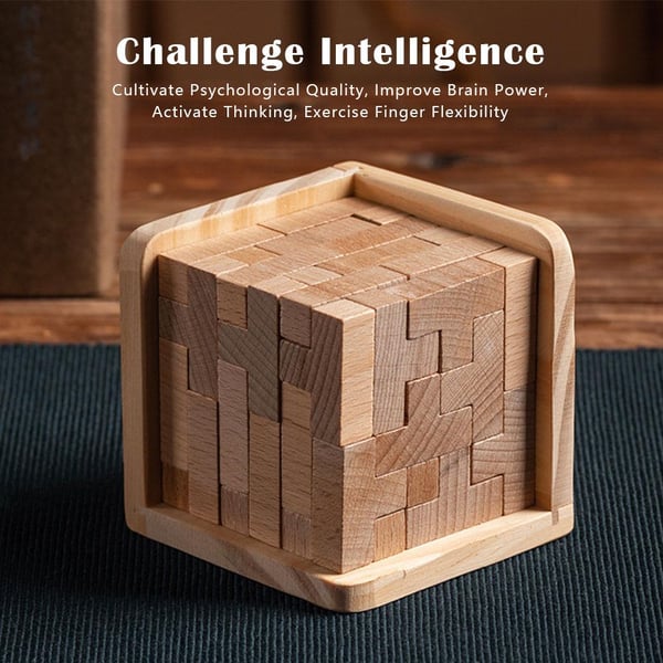 Tre Intelligence Toy Brain Teaser Game 🎅 Julegaveidé! 🎁