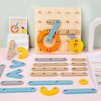 🔥Siste dag-kampanje-48 % RABATT🔥2024 Montessori Pegboard Puzzle-KJØP 2 SETT FÅ 15 % AVSLAG OG GRATIS FRAKT