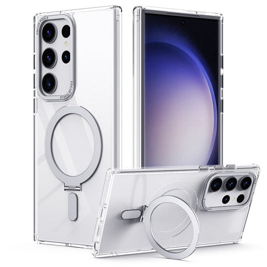 Magsian Invisible Phone Box med Magsafeanticaída støtter Galaxy S23 Ultra Plus, kompatibel med trådløs lading