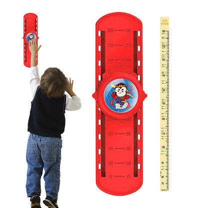 Vekstleker for barn - 10 posisjoner Vekstvegg for barn med høydehoppetrener med høydeklistremerke