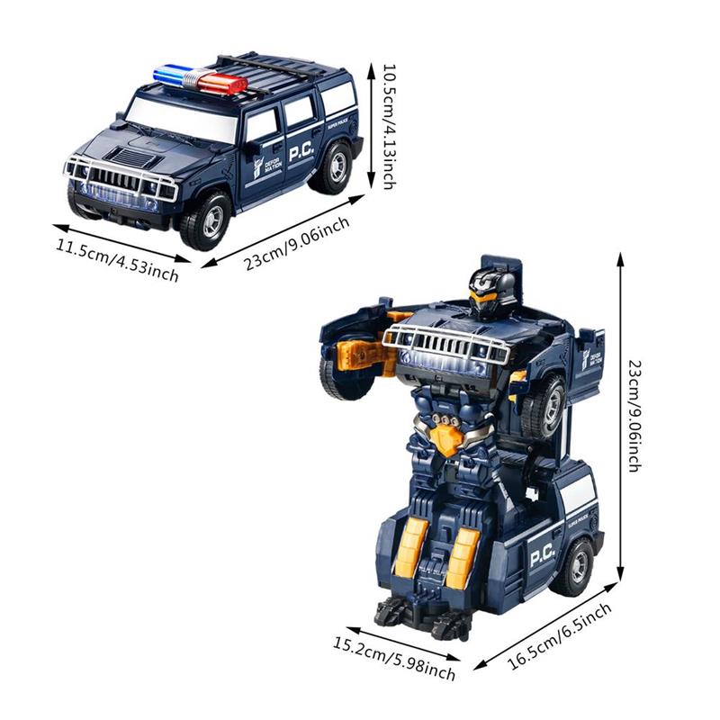 🥳Förvandla robotmodellleksaksbil🚓✨("Rea rabatt 50%")✨