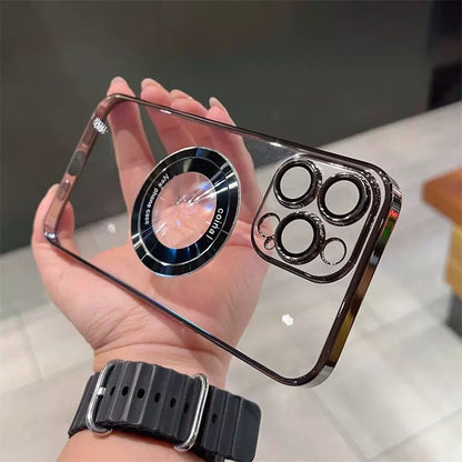 Läpinäkyvä magneettinen iPhone-kotelokotelo iPhonelle