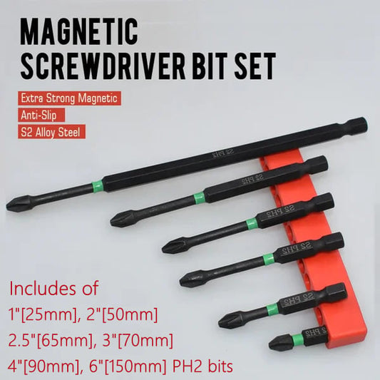 PH2 Magnetic Screwdelvebitsett - Boring trenger ikke å være komplisert lenger!