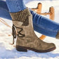 Ortopediske varme støvletter med bred fot til dame, høst og vinter