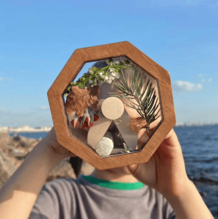 (Last Day Kampanj🔥- SPAR 48% RABATT) Naturligt trä DIY kalejdoskop