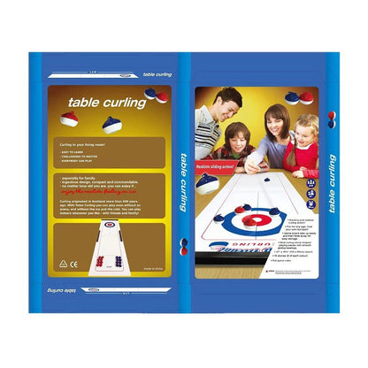 👨‍👩‍👧‍👦Bord Curling Toy Ishockey Bordspill Familiefest 🏒 Multi-player Curling Bordspill