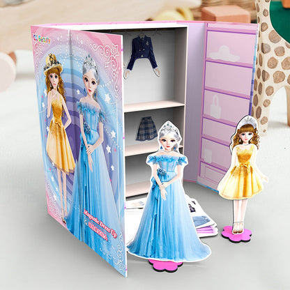 Magnetisk Princess Dress Up Paper Doll