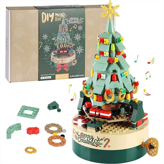 Forhåndsbestill jul - DIY byggeklosser Juletre oktav boks (360 stykker)