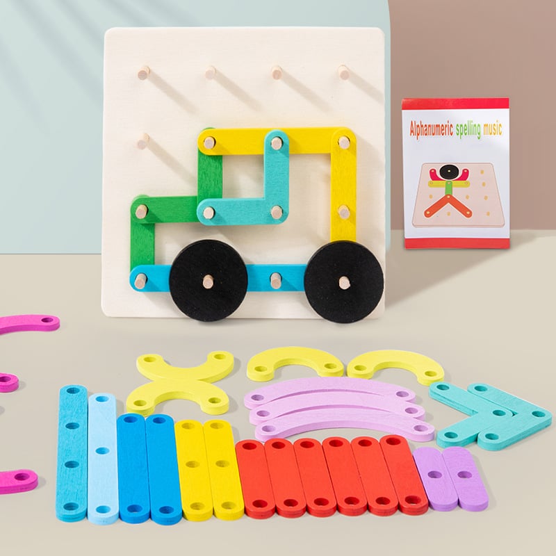 🔥Siste dag-kampanje-48 % RABATT🔥2024 Montessori Pegboard Puzzle-KJØP 2 SETT FÅ 15 % AVSLAG OG GRATIS FRAKT