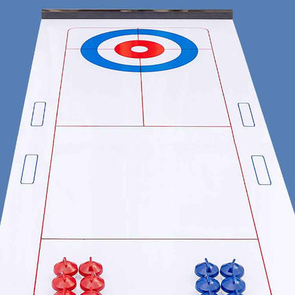 👨‍👩‍👧‍👦Pöytä curling-lelu jääkiekkopöytäpeli perhejuhlat 🏒 monen pelaajan curling-pöytäpeli