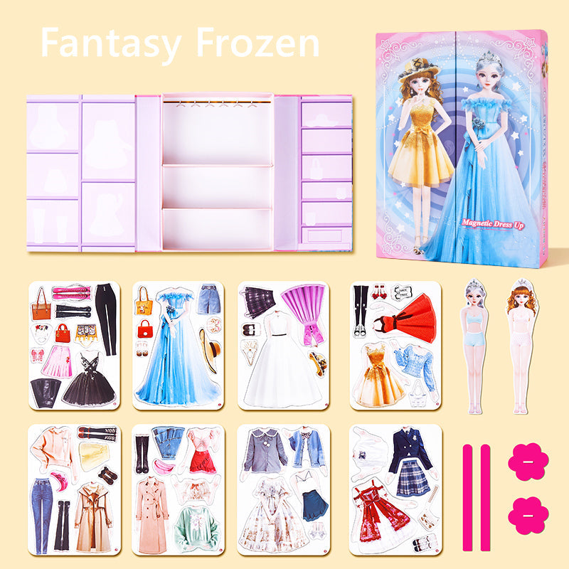 Magnetisk Princess Dress Up Paper Doll