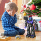 Interaktiv robot programmerad med en fjärrkontroll för barn - en semestergåva