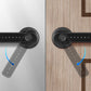 Fingeravtrykk Smart Türschloss Griff med Bluetooth APP Steuerung