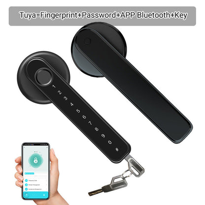 Fingeravtrykk Smart Türschloss Griff med Bluetooth APP Steuerung